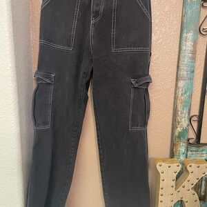 Women's Black Cargo Pants